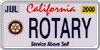 Rotary License Plates