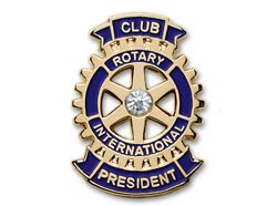 Rotary President pin